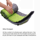 75D Polyester PVC Coating Compact Sleeping Pad For Hiking