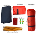 1-2 Person Custom Waterproof Camping Tarps Spring Summer Autumn 3 Season Dome House Canvas Tent