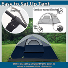 4-5 Person Navy Blue 4-5 Person Dome Tent Navy Blue Shark Outdoor Camping Tent