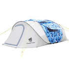 Camouflage 6 Person L360cm Pop Up Camping Tent