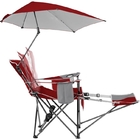 Foldable Sun Umbrella 600D Oxford Compact Camping Chairs
