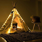 Wood Frame Cotton Canvas Indian Teepee Tent for child