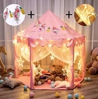12 Stars LED Lights 55x53 Inches Kids Castle Play Tent