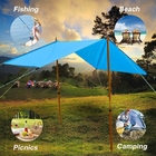 3 Season 210T Ripstop Nylon 10Ft Camping Sun Shelter