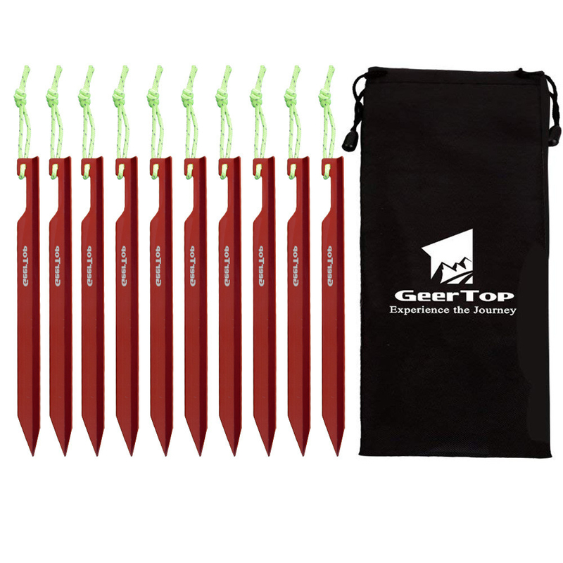 Ultralight 10g 5.9 In Aluminum Tent Stakes For Camping