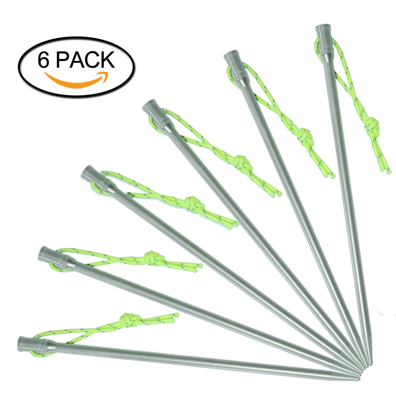Non Rust 15cm 7A04 Aluminum Metal Tent Stakes