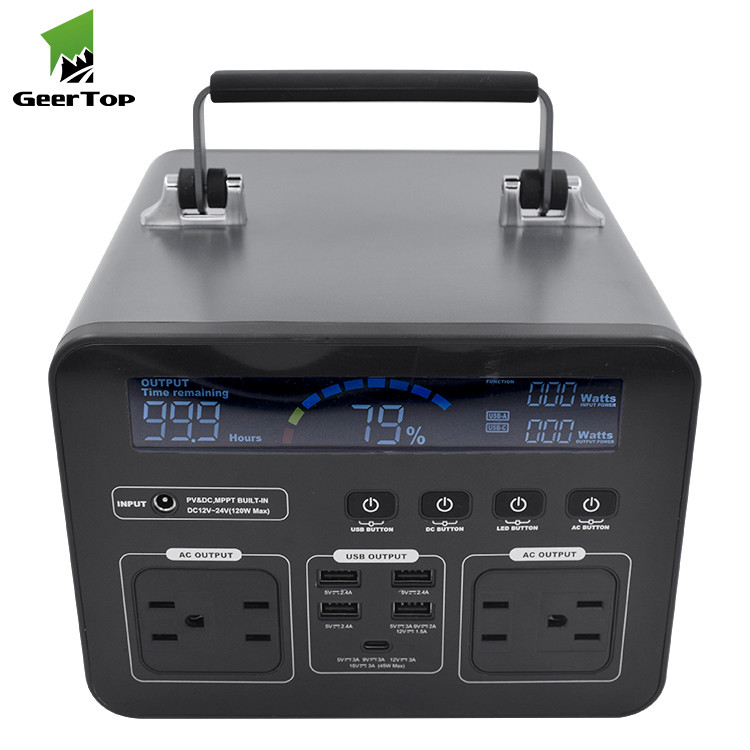 700W 189000mAh Portable Camping Power Bank With LED Lighting