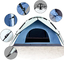 オックスフォードの防風の屋外のでき事のテントによっては家族のキャンプ テントが現れる