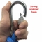 Запирать кнопку альпинизма шарнирного соединения закрепляет цепь Carabiner изготовленного на заказ логотипа алюминиевую ключевую