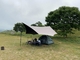 Black Coating Portable Sunscreen Canopy Outdoor Waterproof Teepee ODM