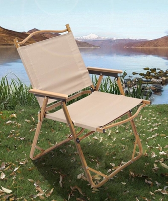 55cm Camping Outdoor Chairs Leisure Kermit Aluminum Folding Beach With Backpack