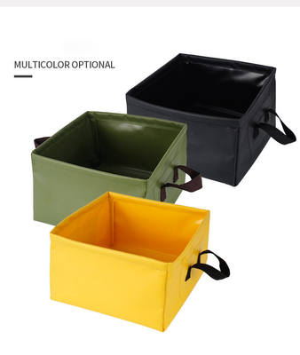 13L Portable Wash Basin Storage Portable Water Bags Folding Fishing Bucket