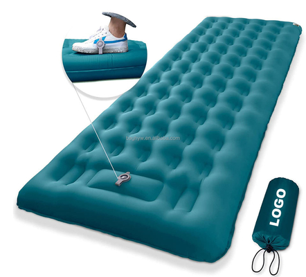 40D Nylon TPU Outdoor Sleeping Mat Portable Camping Ultralight Backpacking Air Mattress