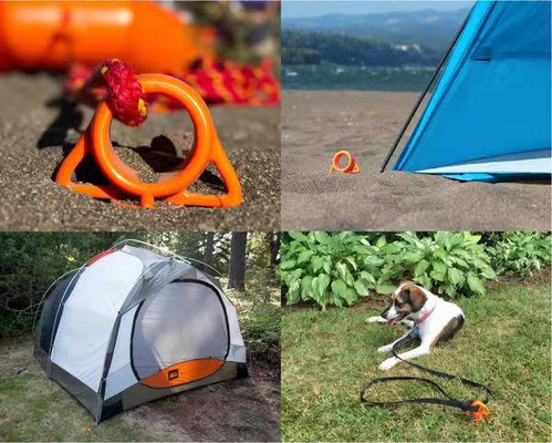 12.25Inch Twisted Tent Peg 3C Outdoor Hiking Accessories House Rain Tarps For Christmas Holiday