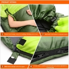 Wearable Hand Free 220*75cm Polyester Sleeping Bag
