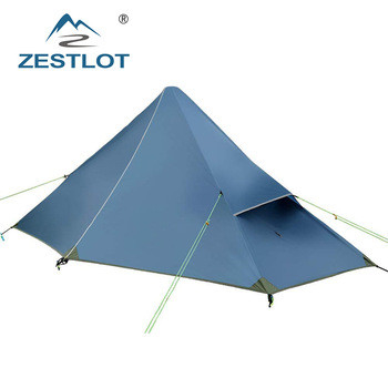 1 Person 3 Season 20D Nylon Ultralight Backpacking Tent For Camping Hiking Climbing
