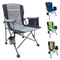 3C Square Camping Outdoor Chairs Beach Chair With Cup Holder Armrest 130kg