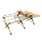 120 X 60CM Portable Outdoor Folding Beach Picnic Table BBQ Roll Up Wooden Folding