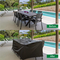 Polyester Waterproof Equipment Covers For Outdoor Garden Table Chair 35cm