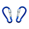 Locking Swivel Mountain Climbing Snap Hooks  Custom Logo Aluminum Carabiner Keychain