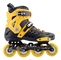 4 Wheels Black Outdoor Sports Products 2 In 1 Roller Skates PU Material