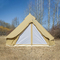 tipi ignifuge 320gsm de cadre d'acier de trépied de camping de tente de Bell Yurt de couleur beige de 3m