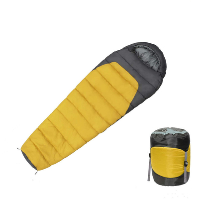 40D 240T Polyester Camping Sleeping Gear Comfort 3 Season Mummy Sleeping Bag